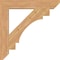 Ekena Millwork Merced Slat Smooth Bracket, Western Red Cedar, 5 1/2"W x 38"D x 38"H BKT06X38X38MRC06SWR - alternate 2